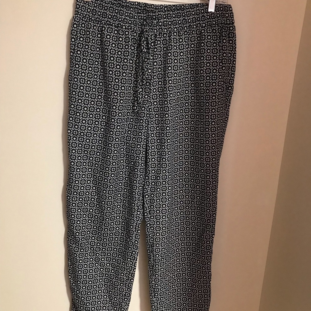 J crew silk joggers